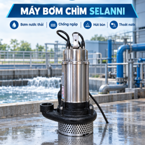 Bơm Chìm Nước Thải Selanni SHm6-15-0.37F