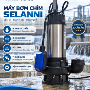 Bơm Chìm Nước Thai Selanni SHm8-8-0.25F (0.25KW)